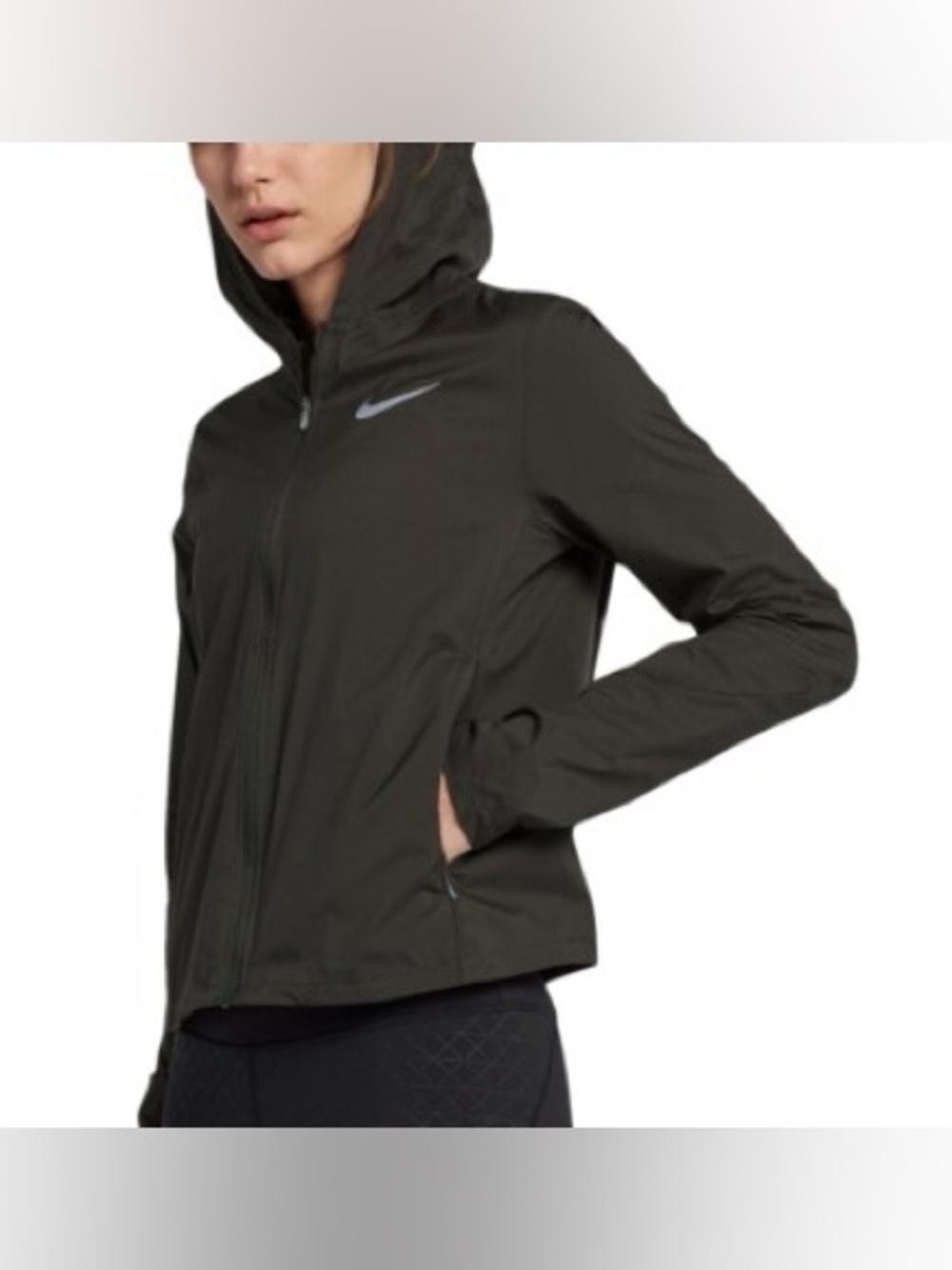 Nike Women's Shield Convertible Hooded Lightweight Jacket